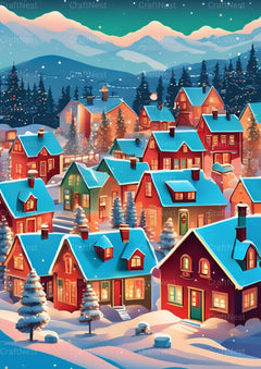 Christmas Homes Textures - CraftNest - Digital Crafting and Art