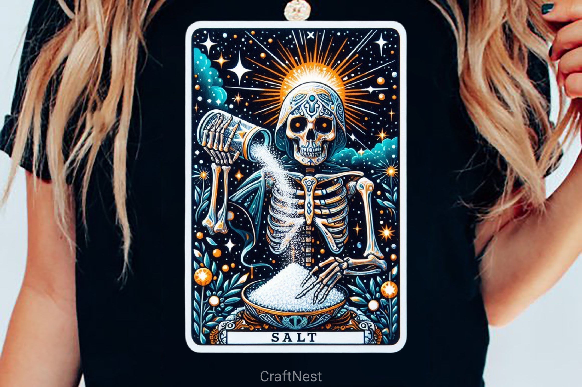 Tarot Card The Salty Bitch Tequila Clipart Bundle 1