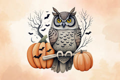 Halloween Owl Clipart Bundle 5 - CraftNest - Digital Crafting and Art