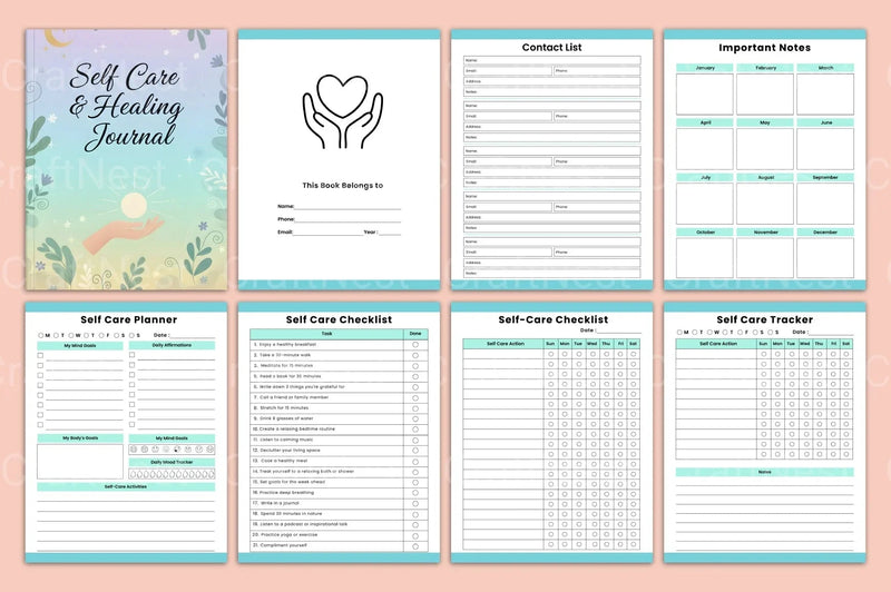 Self Care Healing Techniques - CraftNest - Digital Crafting and Art