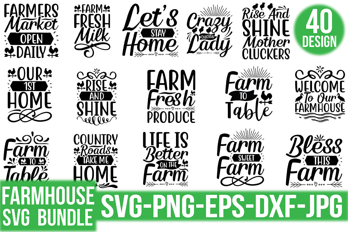 Farmhouse SVG Bundle 5