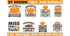 Fall SVG Bundle 4 - CraftNest - Digital Crafting and Art