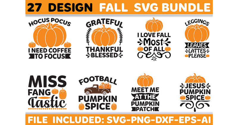 Fall SVG Bundle 4 - CraftNest - Digital Crafting and Art
