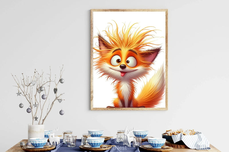 Whimsical Fox Clipart Bundle - CraftNest - Digital Crafting and Art
