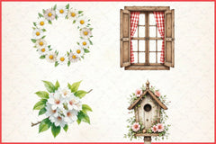 Spring Farm Clipart Bundle - CraftNest - Digital Crafting and Art