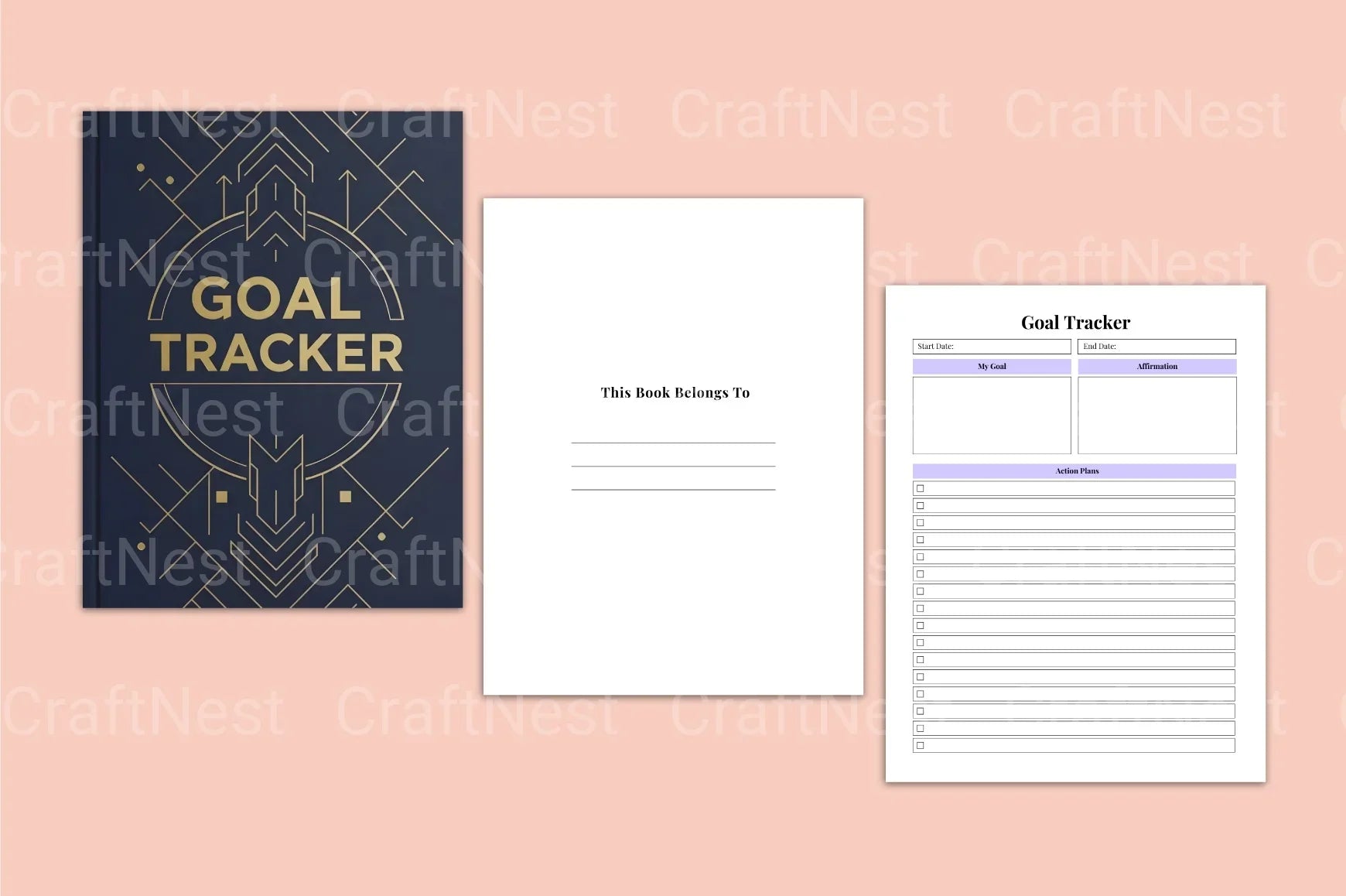Goal Tracker Tool - CraftNest - Digital Crafting and Art