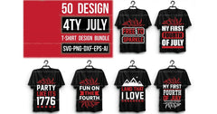 4th of July SVG Bundle 5 - CraftNest - Digital Crafting and Art