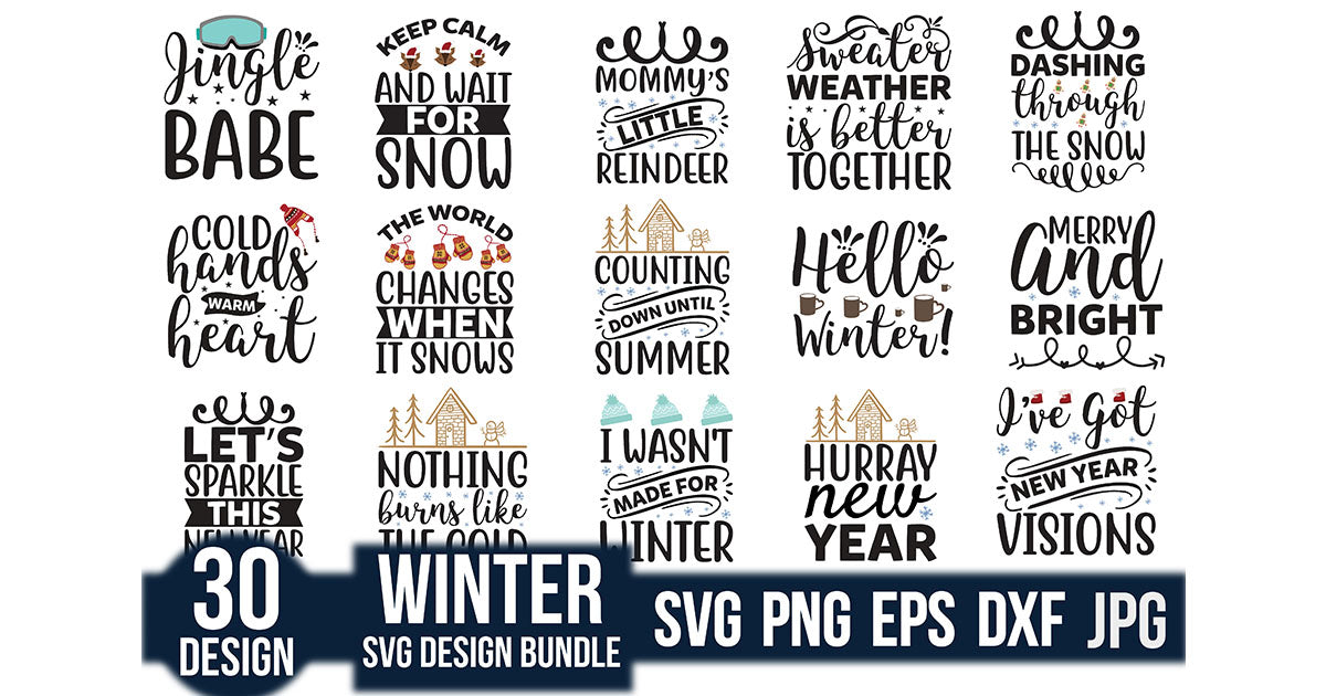 Winter SVG Bundle 4