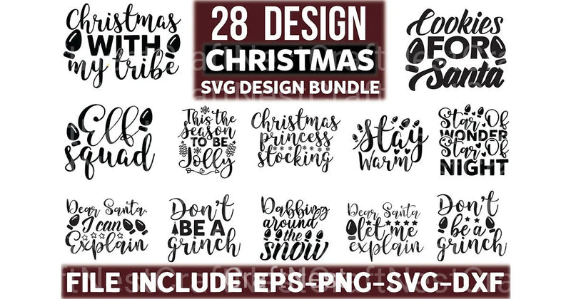 Christmas Bundle 1 - CraftNest - Digital Crafting and Art