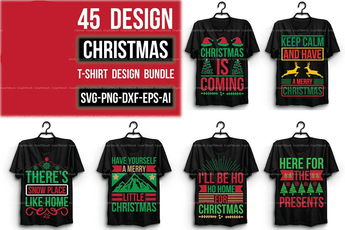 Christmas T-Shirt SVG Bundle