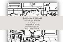 Chores Made Cute Coloring Book - CraftNest - Digital Crafting and Art