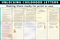 Unlocking Childhood Letters - CraftNest - Digital Crafting and Art