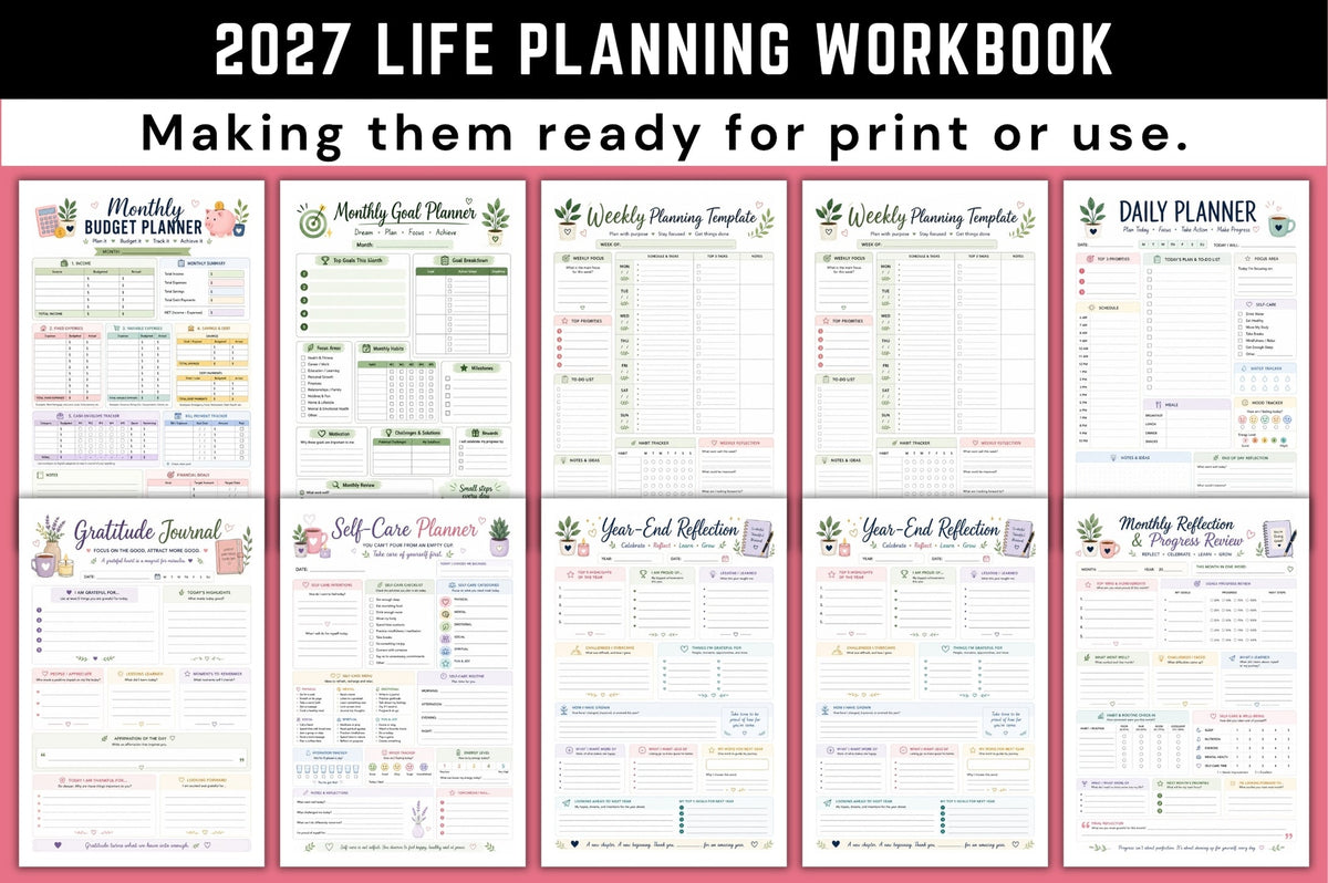 Life Planning Workbook 2027