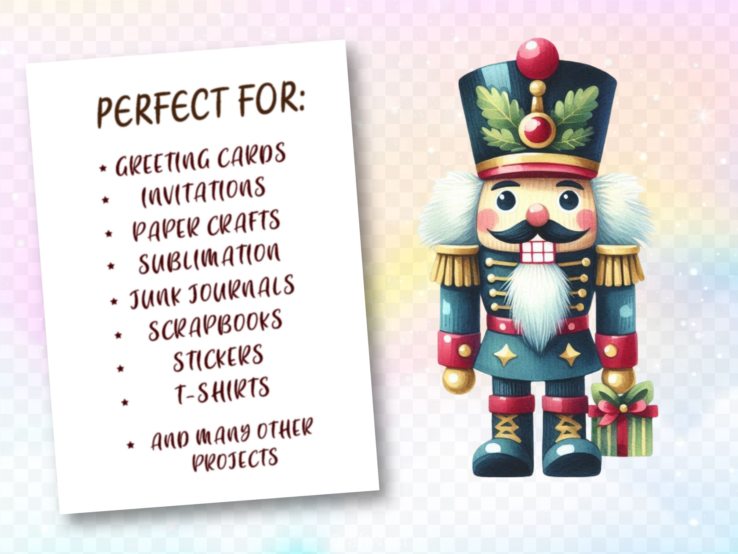 Christmas Nutcracker Clipart Bundle 2