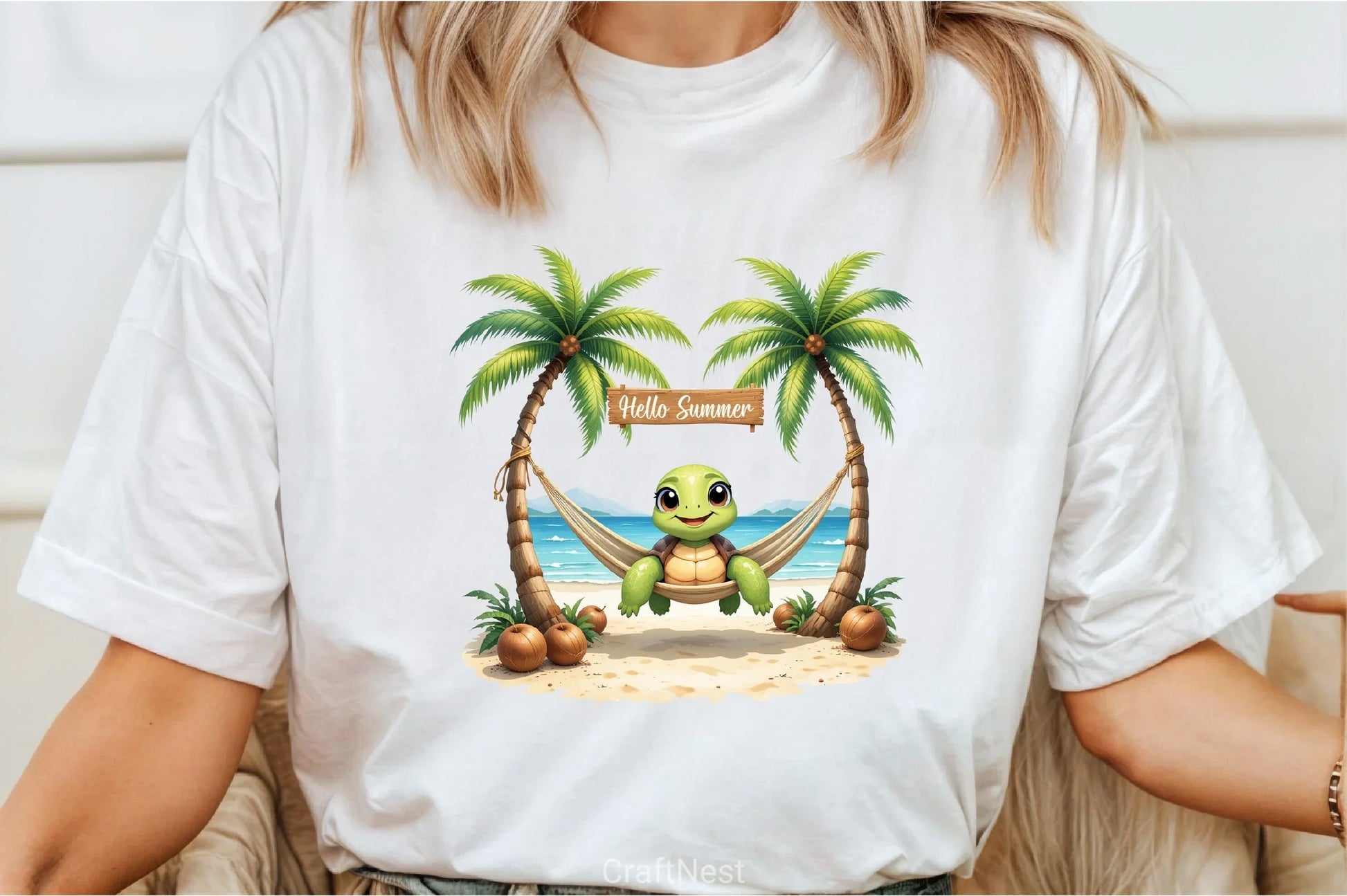 Summer Turtle Clipart Bundle - CraftNest - Digital Crafting and Art