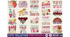 Cute Valentine Design Clipart Bundle - CraftNest - Digital Crafting and Art