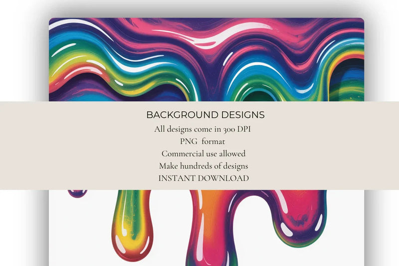 Dripping Slime Background Papers - CraftNest - Digital Crafting and Art