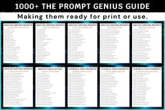 The Prompt Genius Guide: Mastering AI Prompts - CraftNest - Digital Crafting and Art