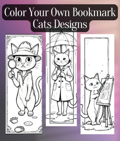 Cat Bookmark DIY Junk Journal Tutorial - CraftNest - Digital Crafting and Art