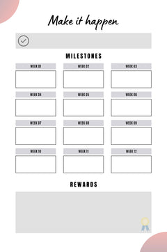 12 Week Weight Loss Planner KDP Planner - CraftNest - Digital Crafting and Art