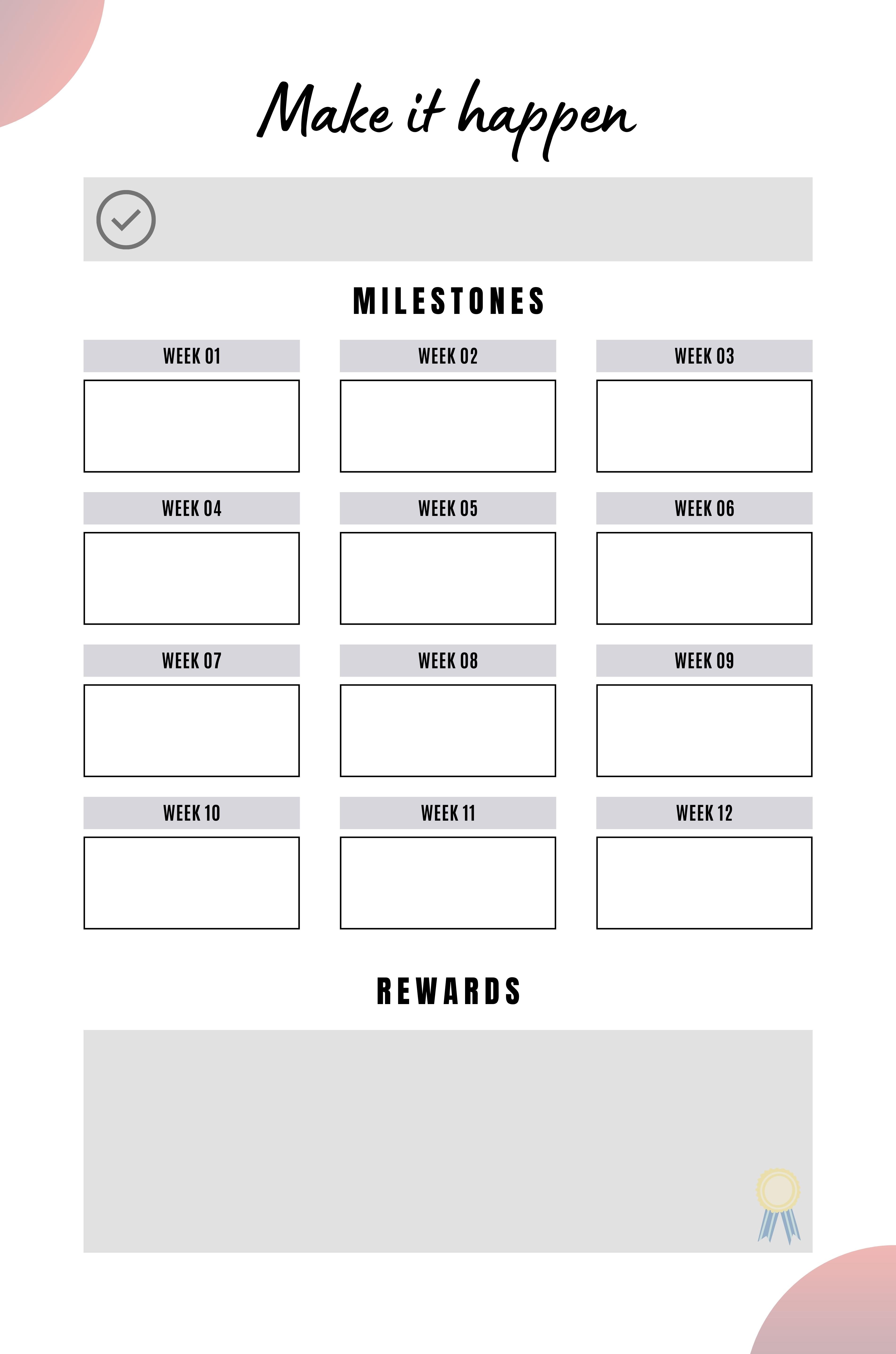 12 Week Weight Loss Planner KDP Planner