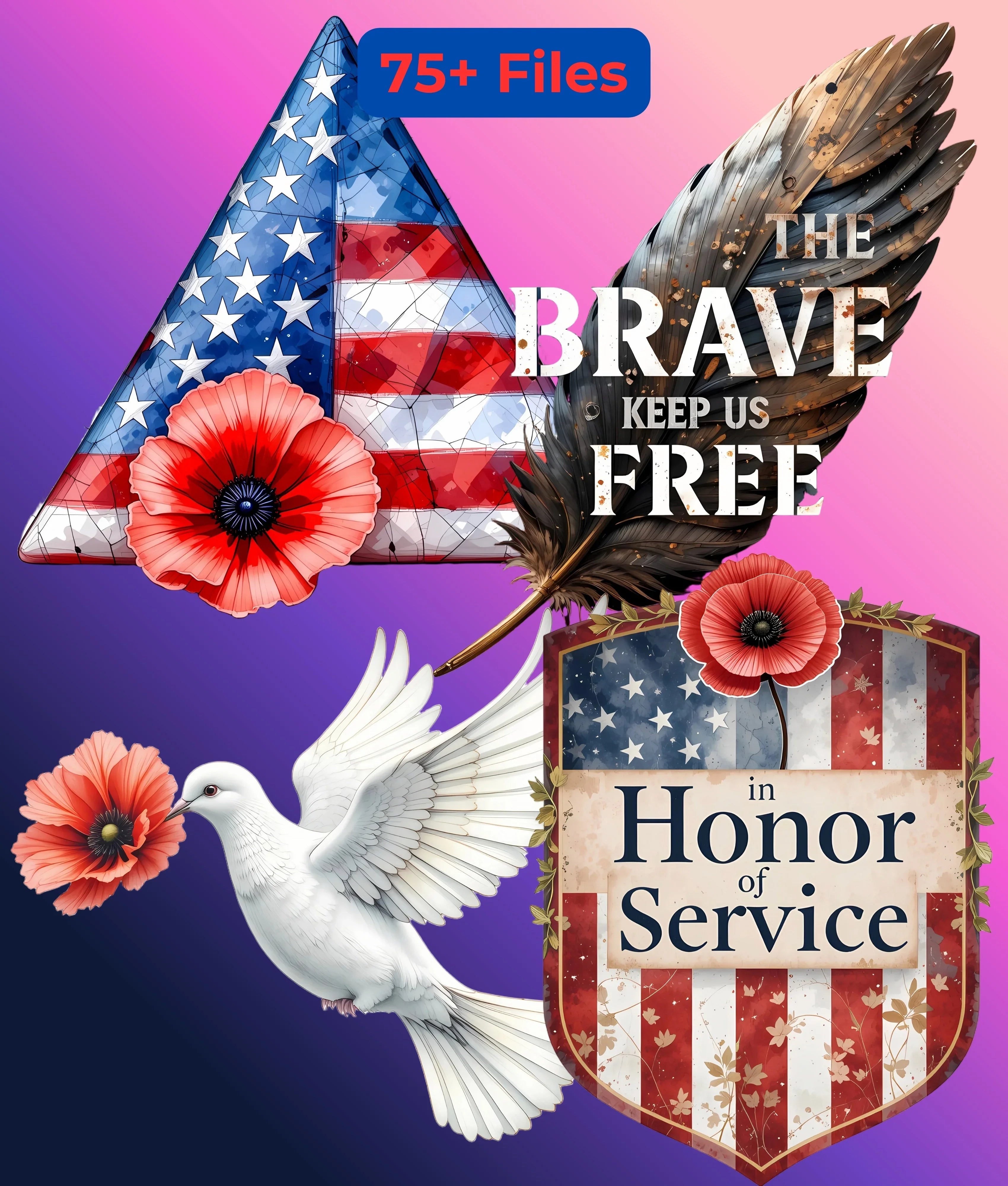American Valor Clipart Bundle - CraftNest - Digital Crafting and Art