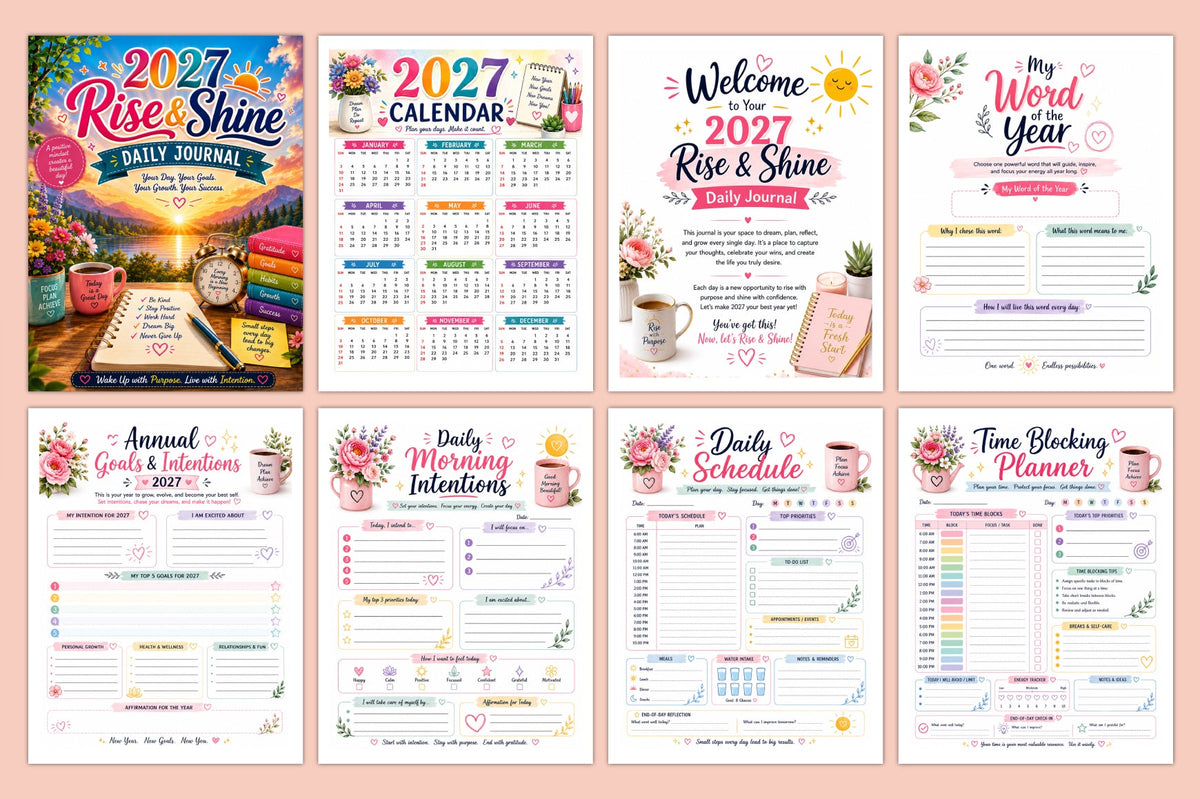 Rise Shine Daily Journal 2027