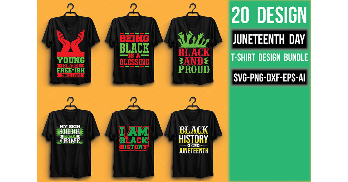 Juneteenth Day T Shirt Bundle
