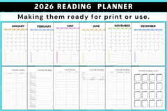 Reading Planner Guide - CraftNest - Digital Crafting and Art
