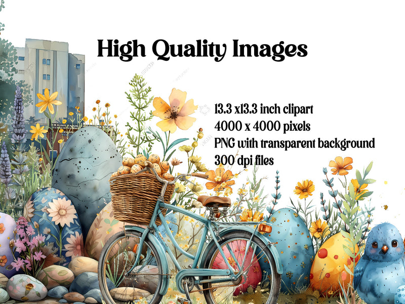 Urban Easter Clipart - CraftNest