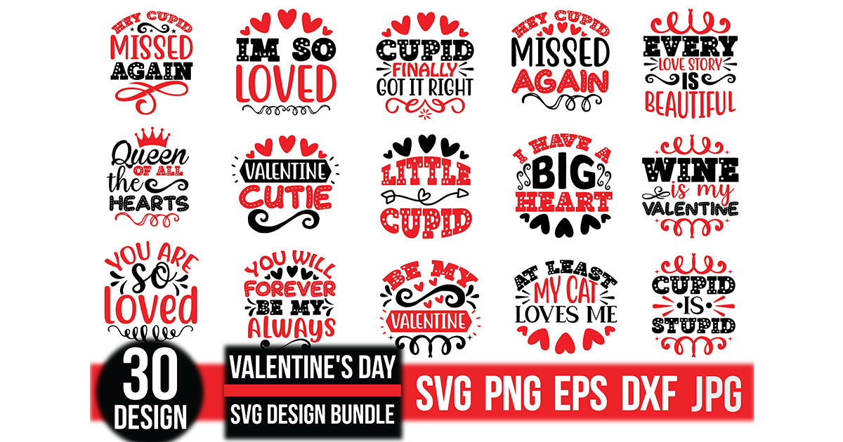Valentine's Day SVG Bundle 17