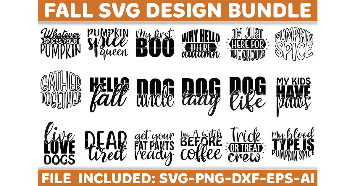 Fall Design SVG Bundle