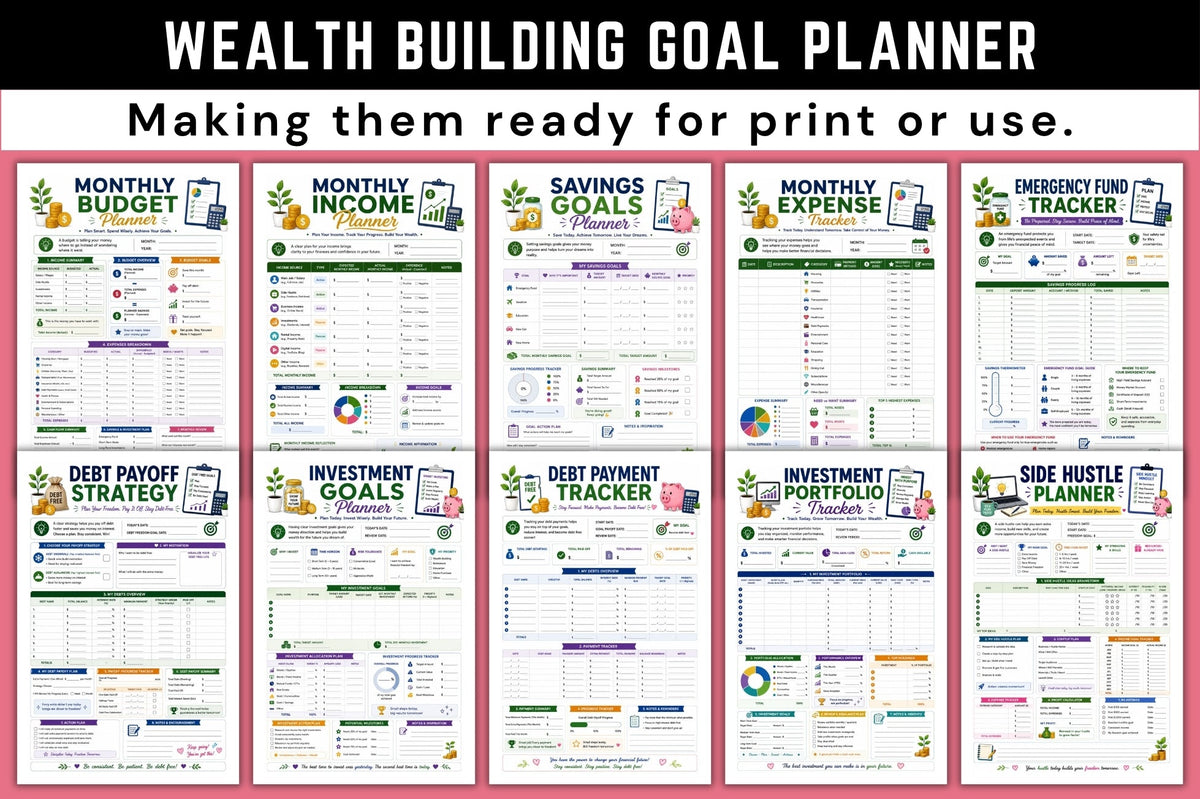 Wealth Building Goal Planner