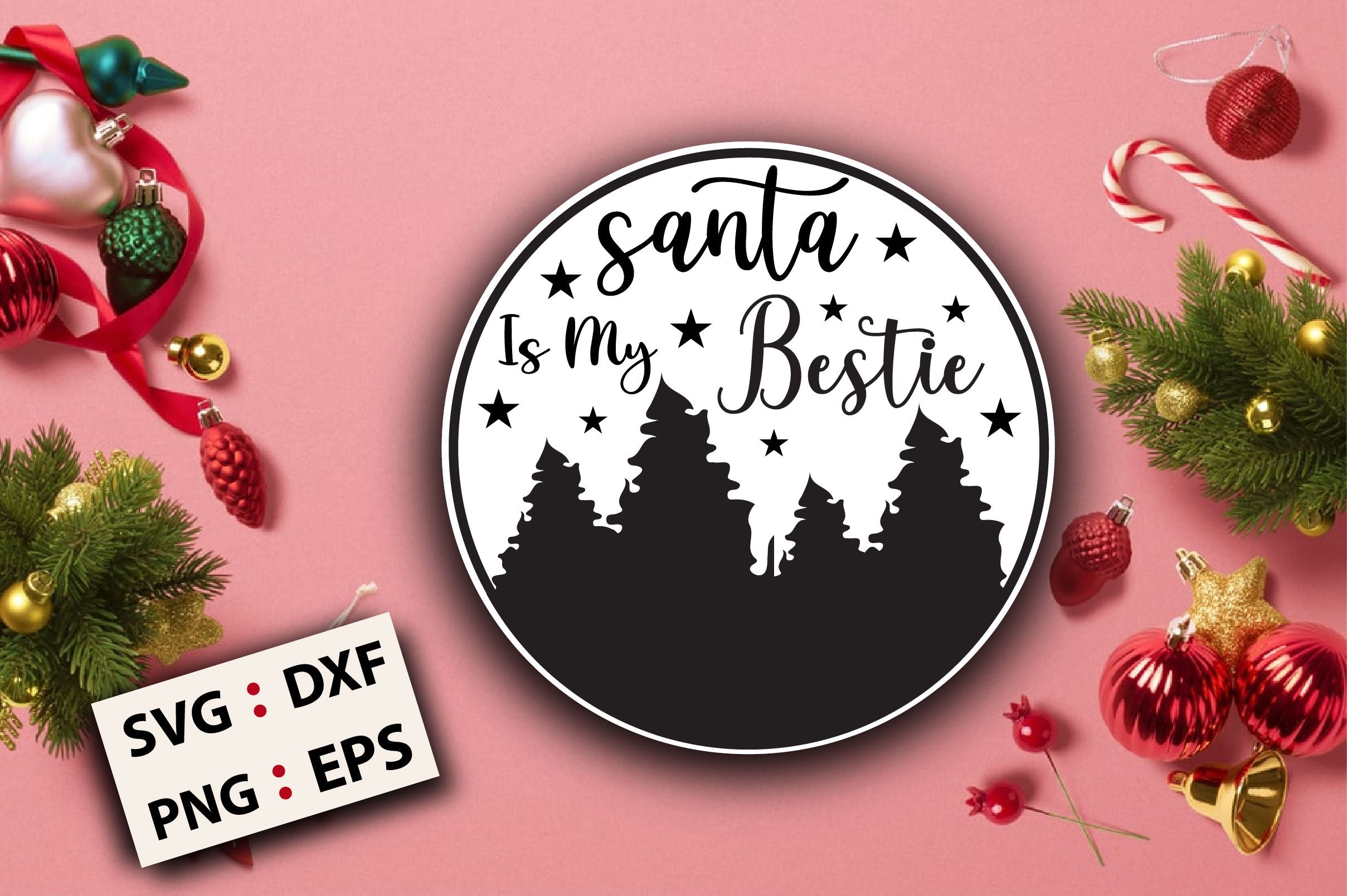 Christmas Round SVG Bundle