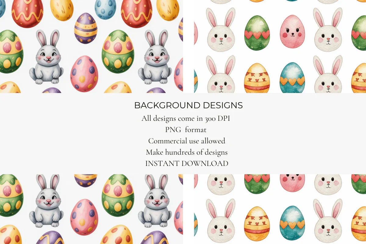 Easter Seamless Papers - CraftNest - Digital Crafting and Art