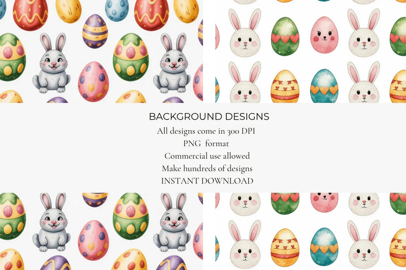 Easter Seamless Papers - CraftNest - Digital Crafting and Art