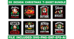 Christmas T-Shirt Bundle 9 - CraftNest - Digital Crafting and Art