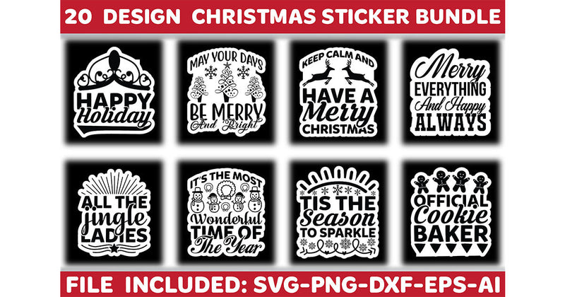 Christmas SVG Bundle 6 - CraftNest - Digital Crafting and Art