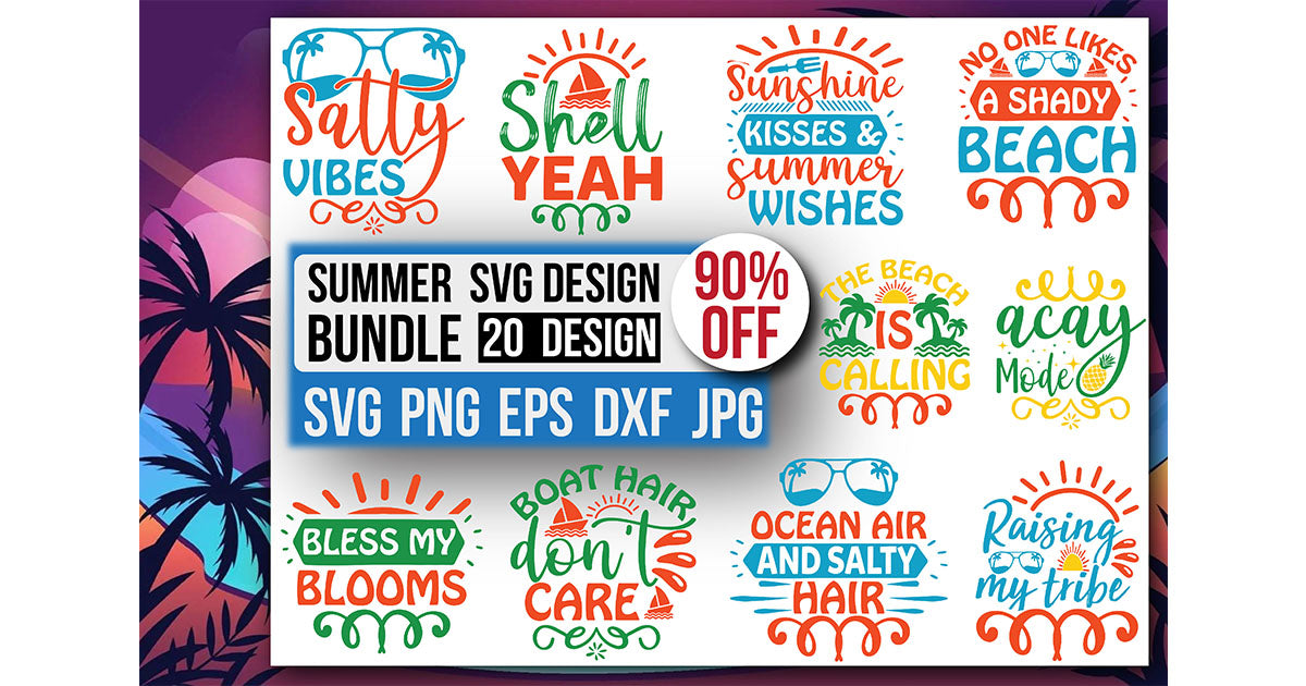 Summer SVG Bundle 7