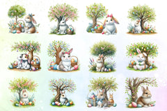 Easter Bunny Clipart Bundle 55 - CraftNest - Digital Crafting and Art
