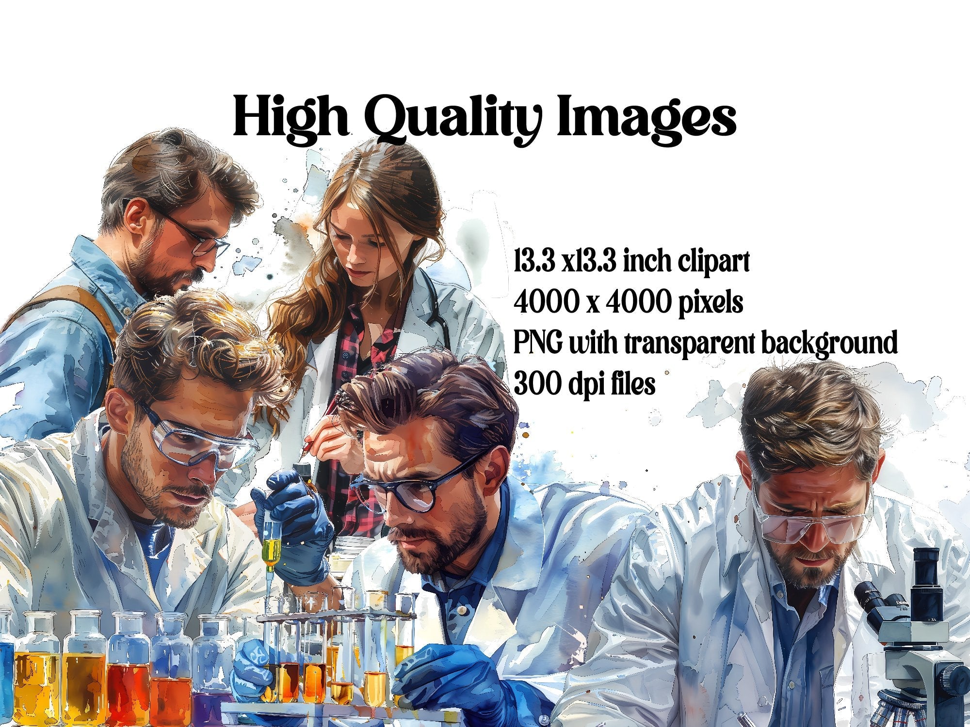 Scientist Clipart - CraftNest - Digital Crafting and Art