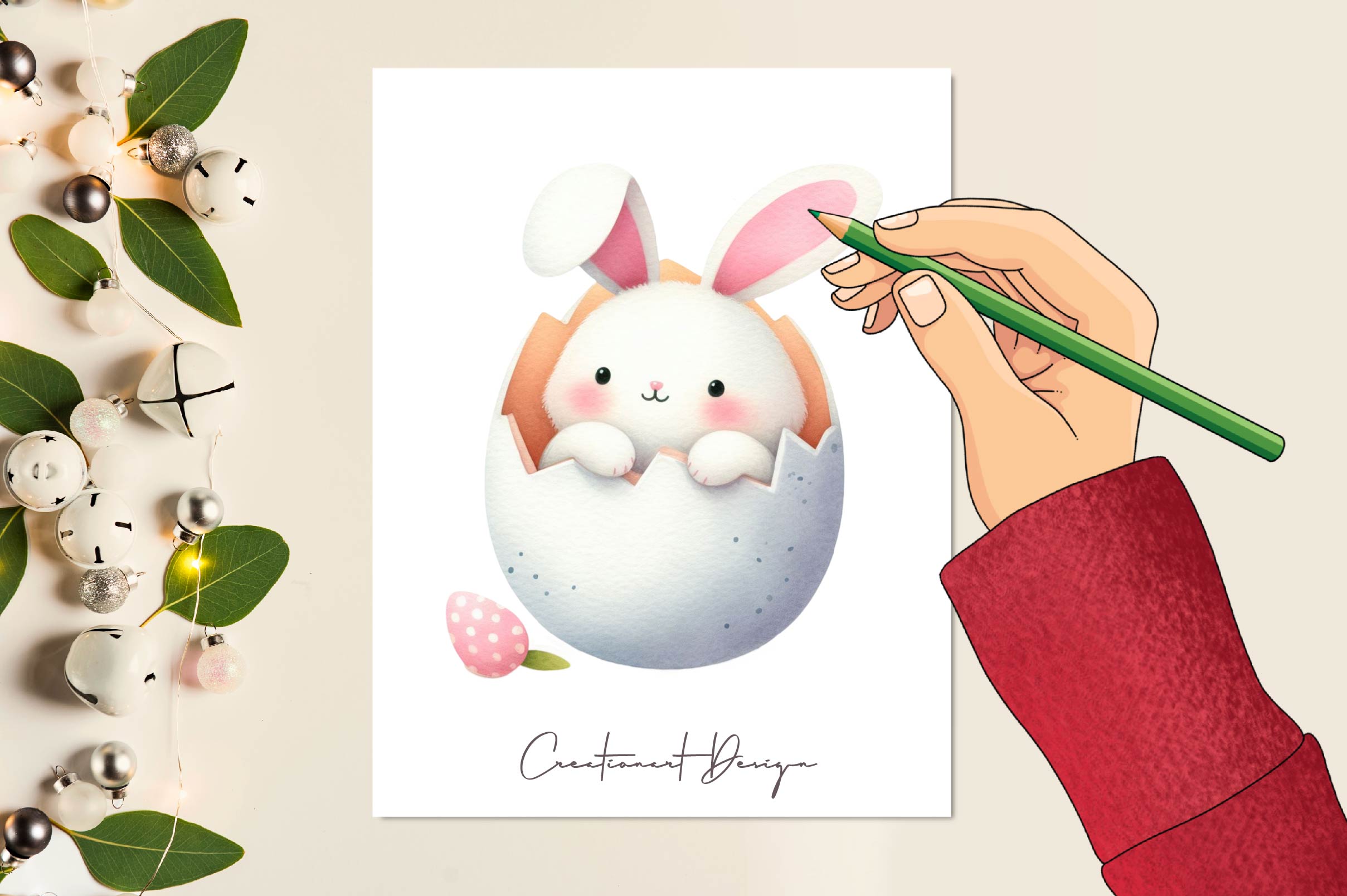Easter Eggshell Animals Clipart Bundle - CraftNest - Digital Crafting and Art
