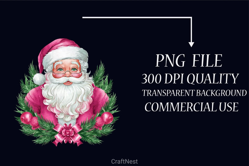 Vintage Santa Clipart Bundle 2 - CraftNest - Digital Crafting and Art