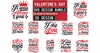 Valentine's Day SVG Bundle 50 Designs