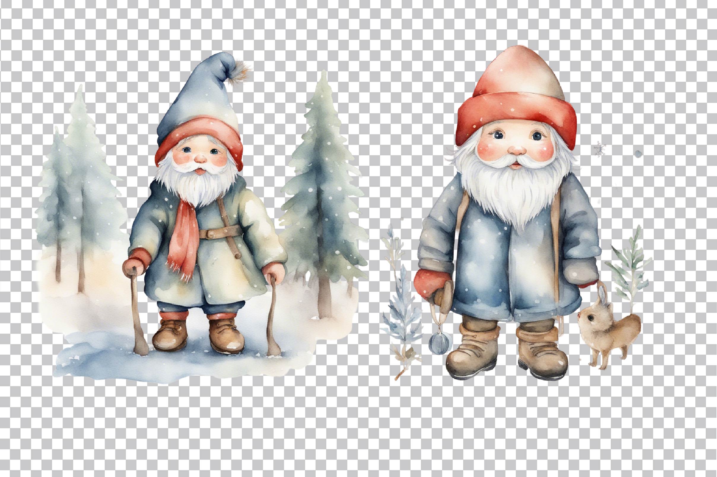 Christmas Gnome Clipart Bundle 5