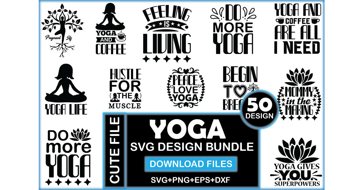 Yoga SVG Bundle 2