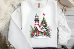 Lighthouse Christmas Clipart Bundle 1 - CraftNest - Digital Crafting and Art