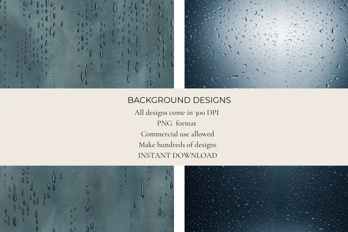 Rainy Evenings Seamless Papers - CraftNest - Digital Crafting and Art