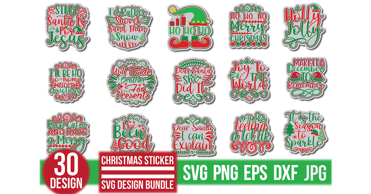 Christmas Sticker Bundle 2