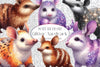 Glitter Aardvark Clipart Bundle